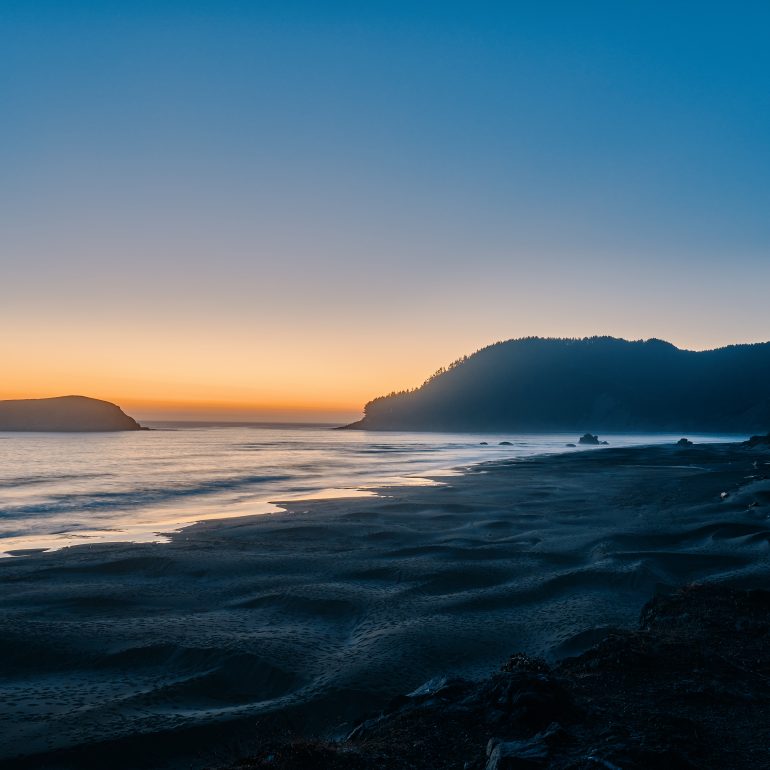Sunset at Meyers Creek Beach