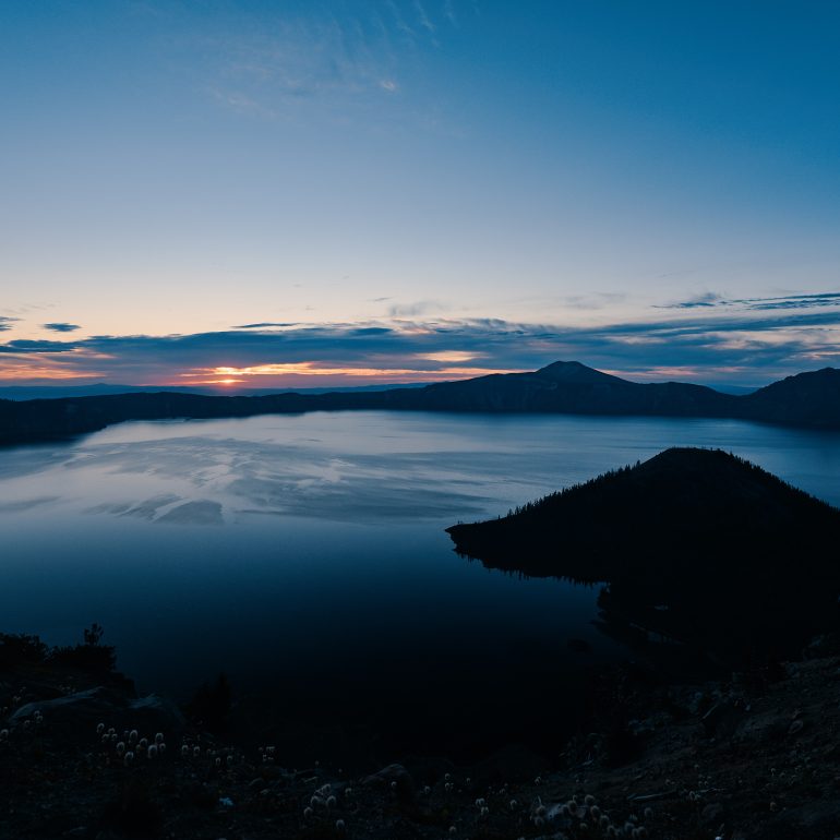 Sunrise at Crater Lake