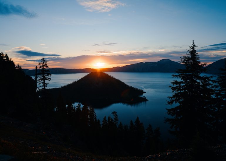 Sunrise at Crater Lake