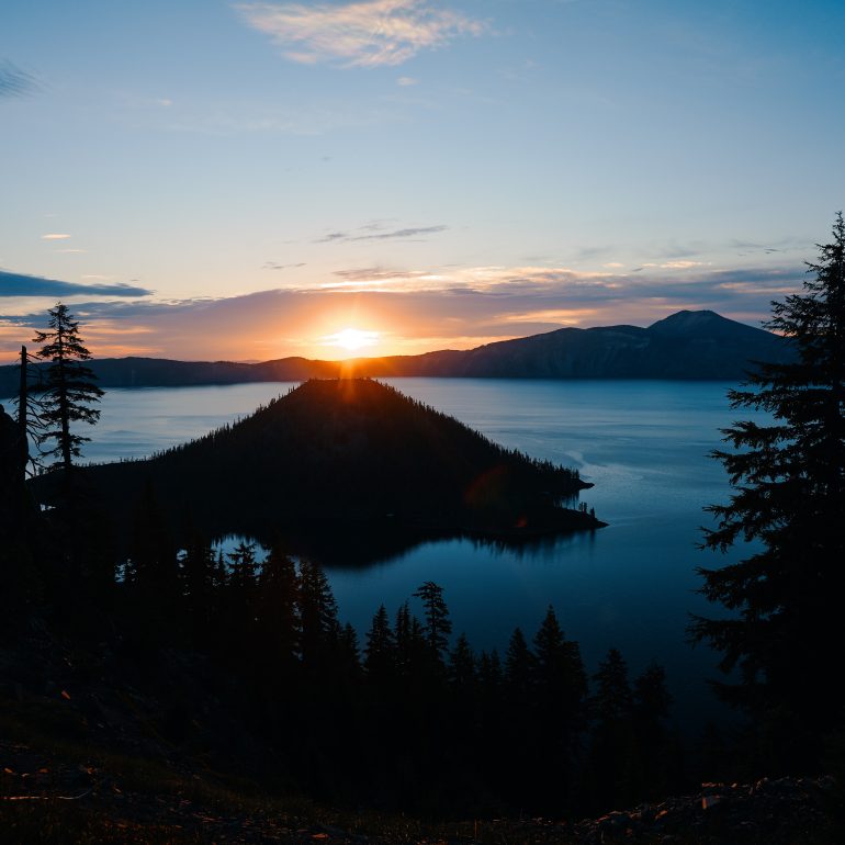 Sunrise at Crater Lake