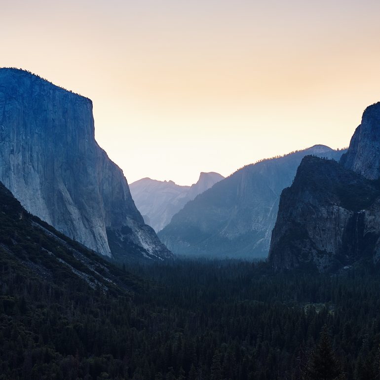 Sunset from Tunnel View