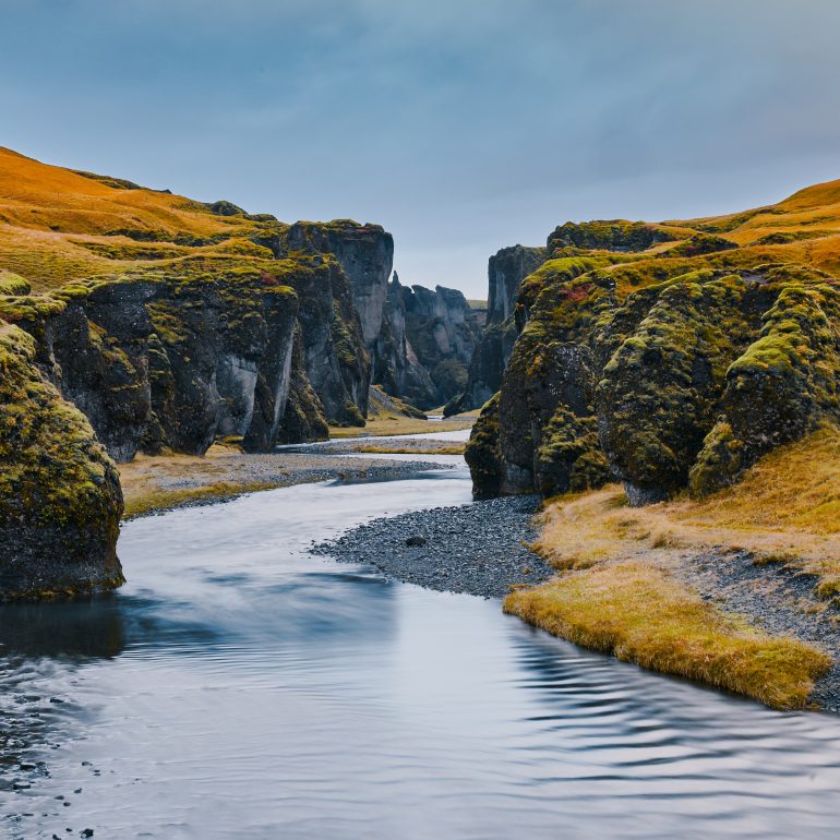 Fjaðrárgljúfur Canyon