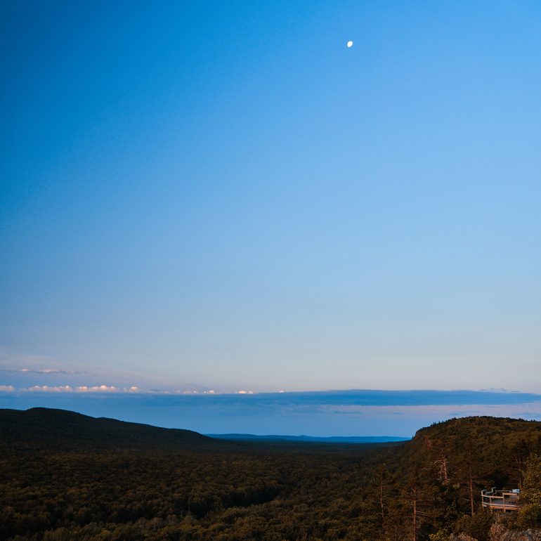 Moon and The Mountains