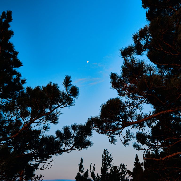 Moon and The Mountains