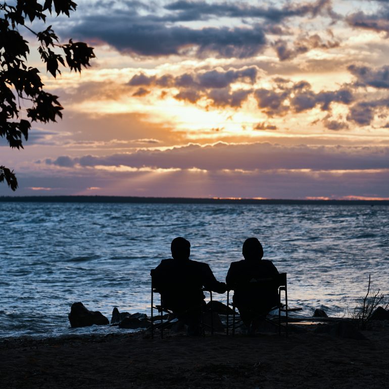 Dawn at Mackinac City