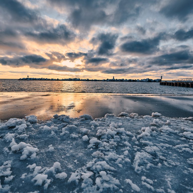 Sunset at Lake Michigan