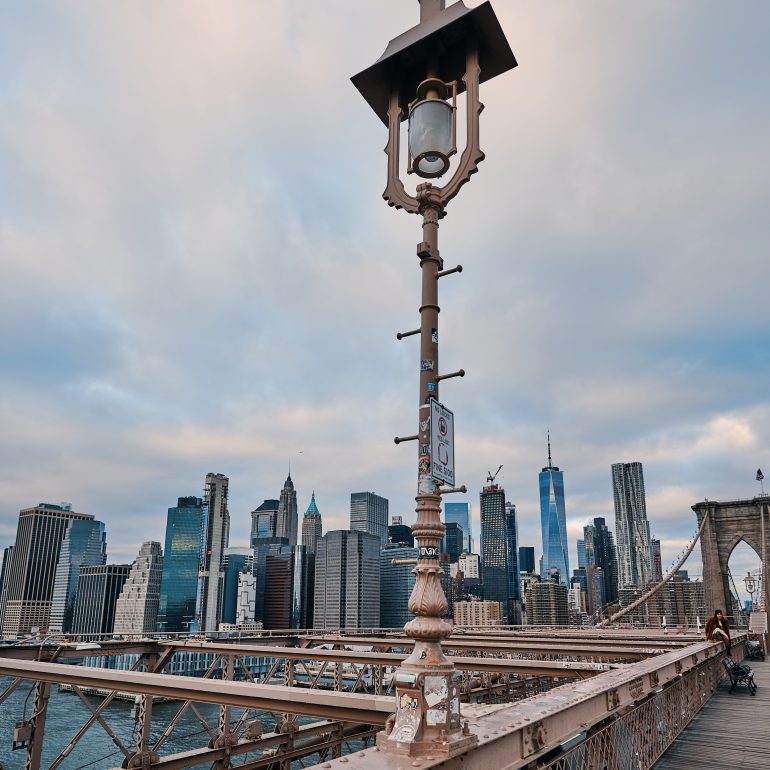 Brooklyn Bridge Lamp Post
