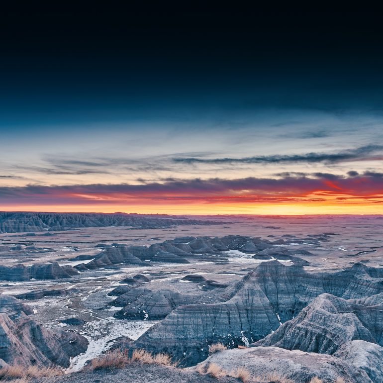 Dawn at Big Badlands Overlook
