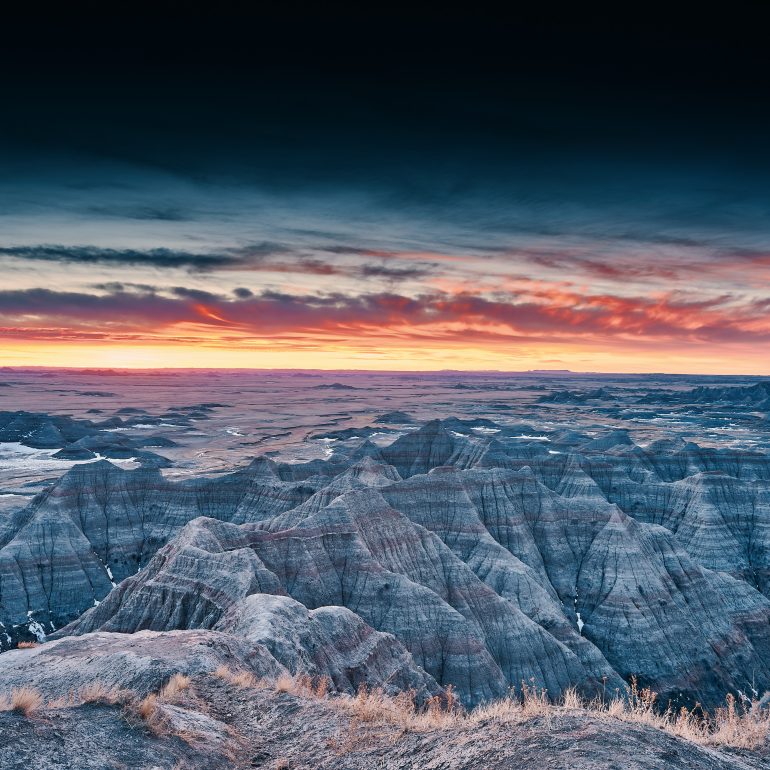 Dawn at Big Badlands Overlook