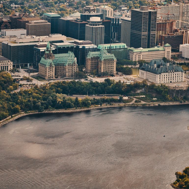 Aerial View of Parliament Hill