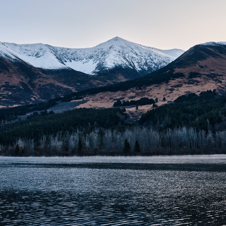 Summit Lake along Seward Highway