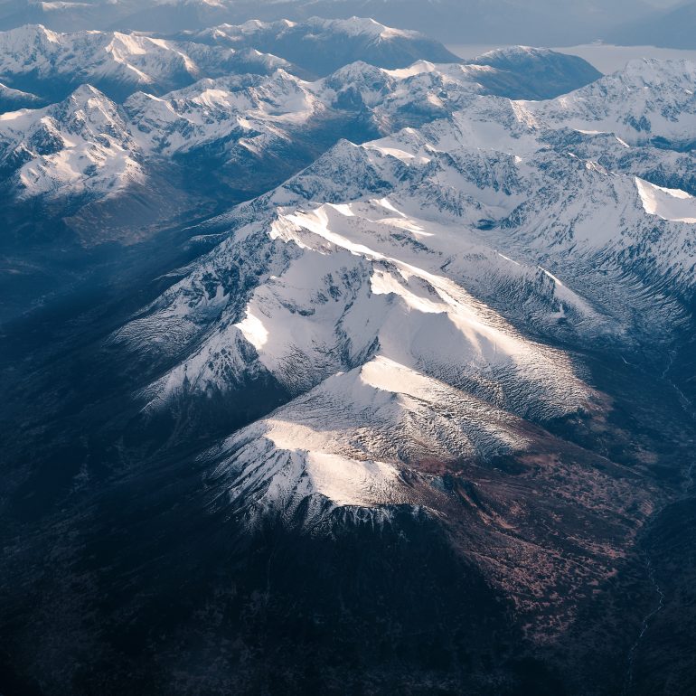 Ice-Capped Mountains
