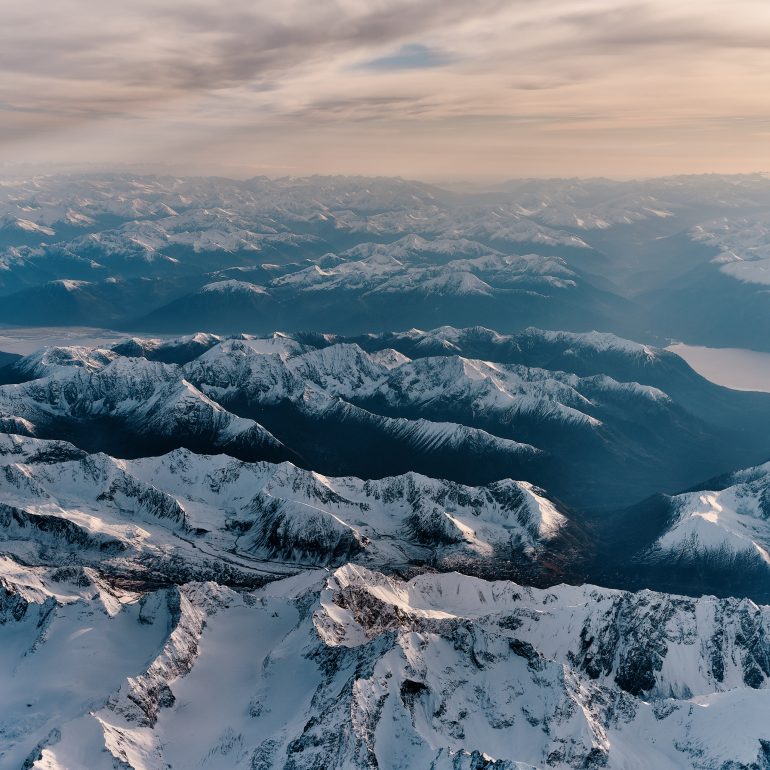 Ice-Capped Mountains