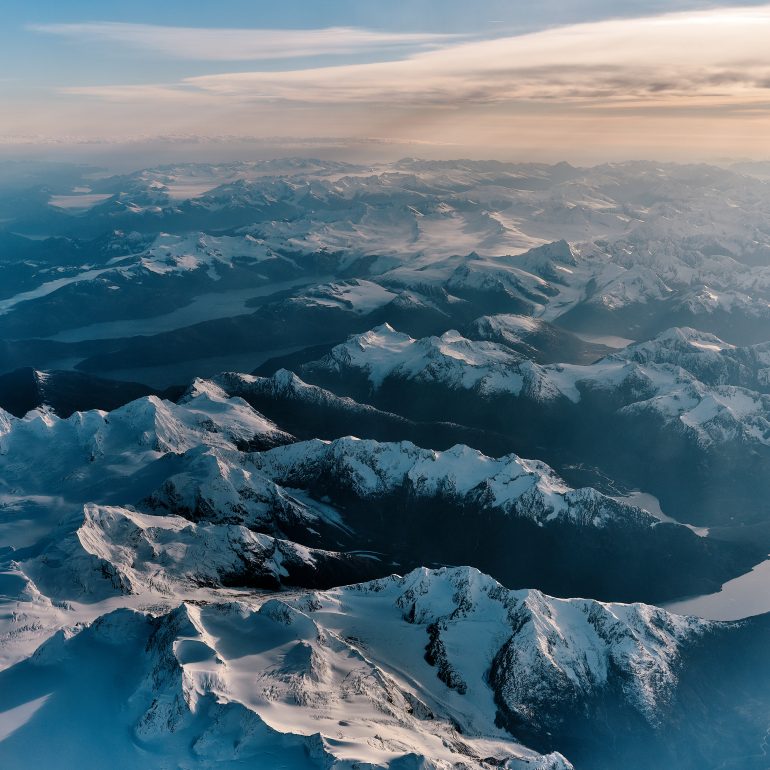 Ice-Capped Mountains