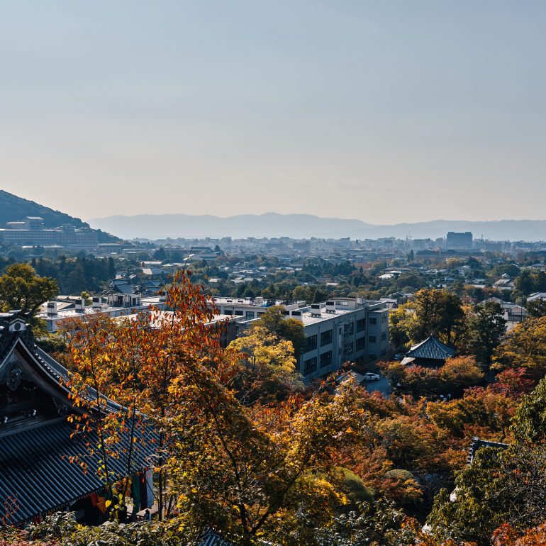 View of Kyoto from Tahota Pagoda
