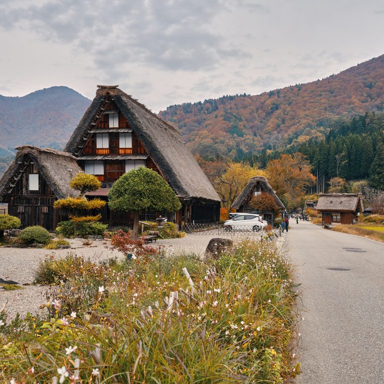Shirakawago Three Houses