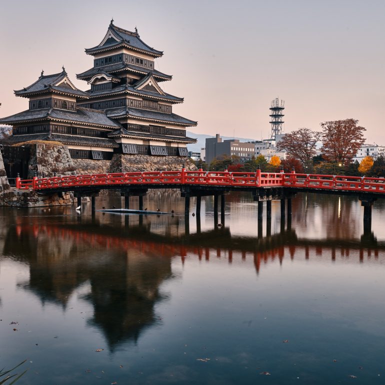 Matsumoto Castle & Iconic Red Bridge