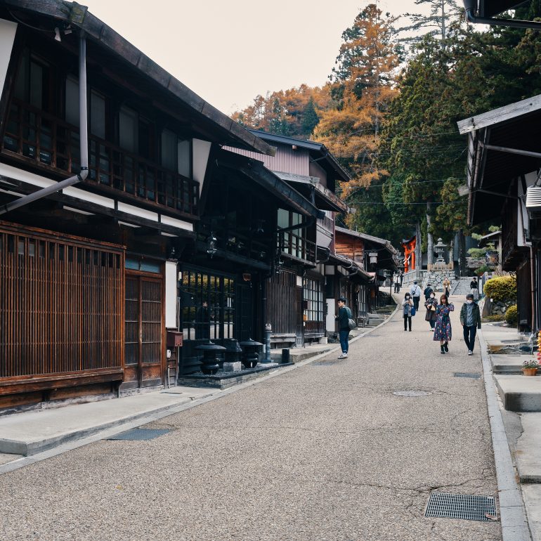 Nakasendō Trail in Narai-juku