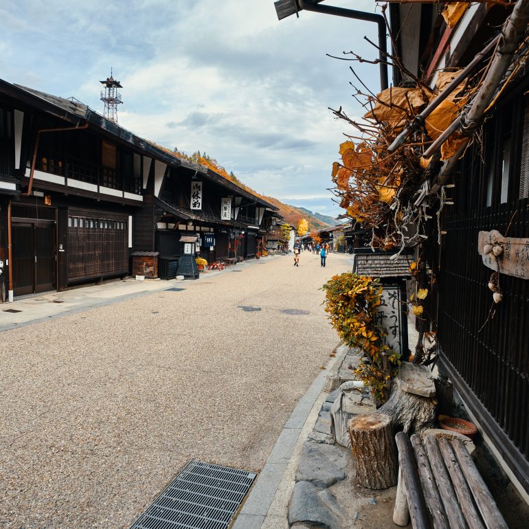 Nakasendō Trail in Narai-juku