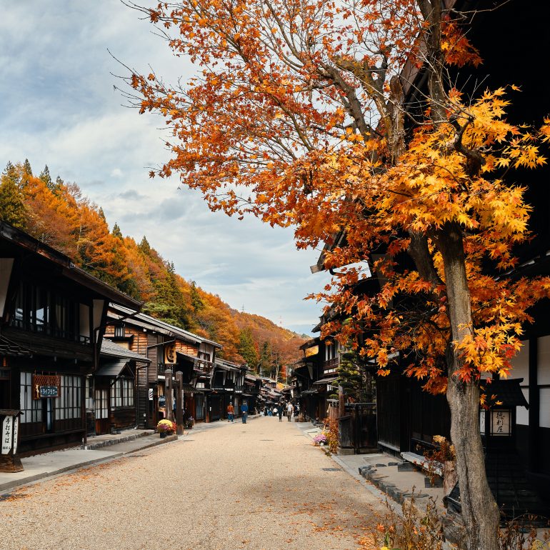 Autumn in Narai-juku