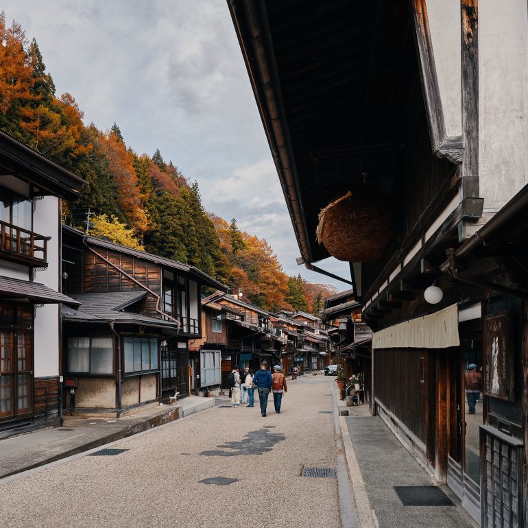 Nakasendō Trail in Narai-juku