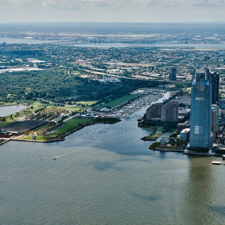 Central Railroad of New Jersey Terminal viewed from One World Observatory