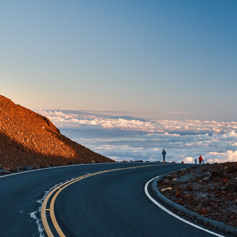 Towards Haleakalā Summit